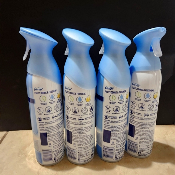 Febreze Odor-Eliminating Air Freshener 8.8oz each 4 Spray Bottles - Picture 2 of 2